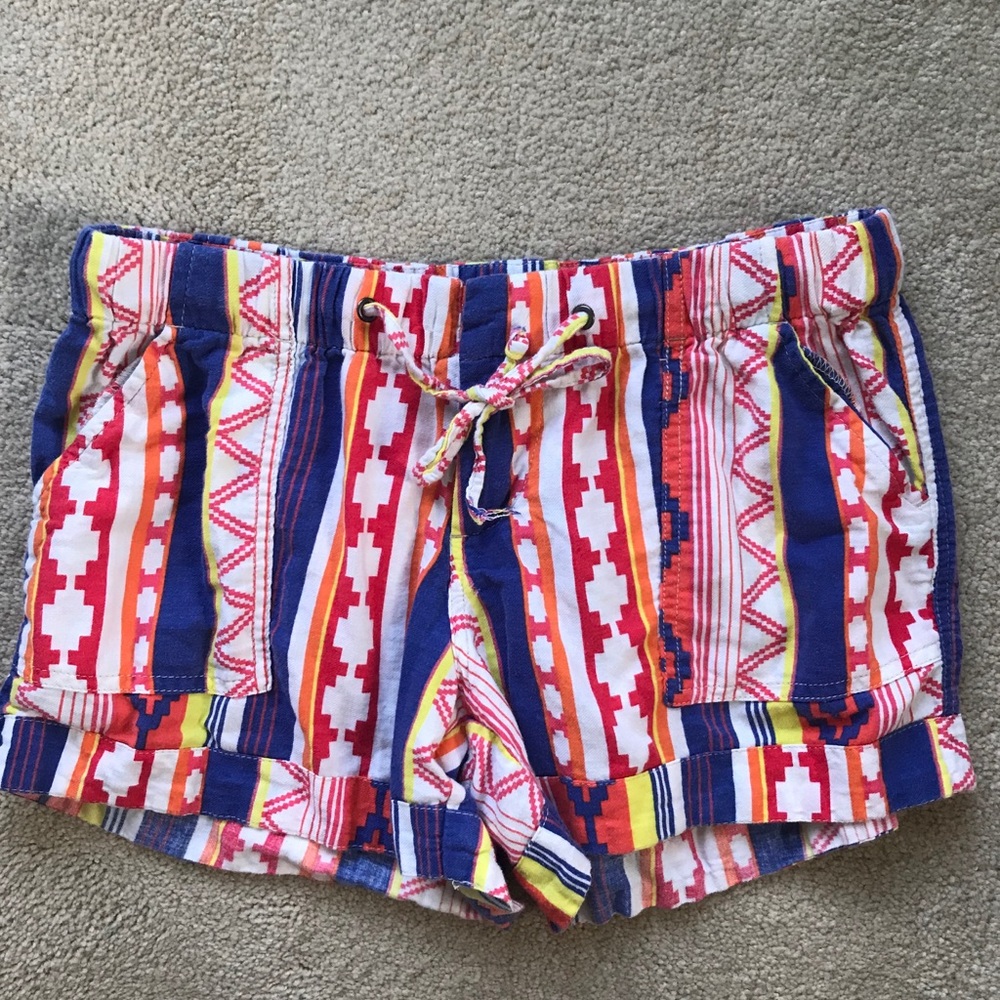 Tribal print flowy shorts